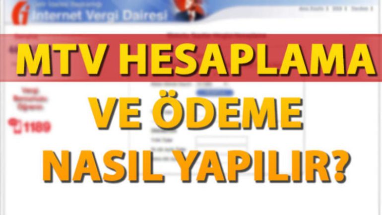 MTV Ödemesi Nasıl Yapılır?